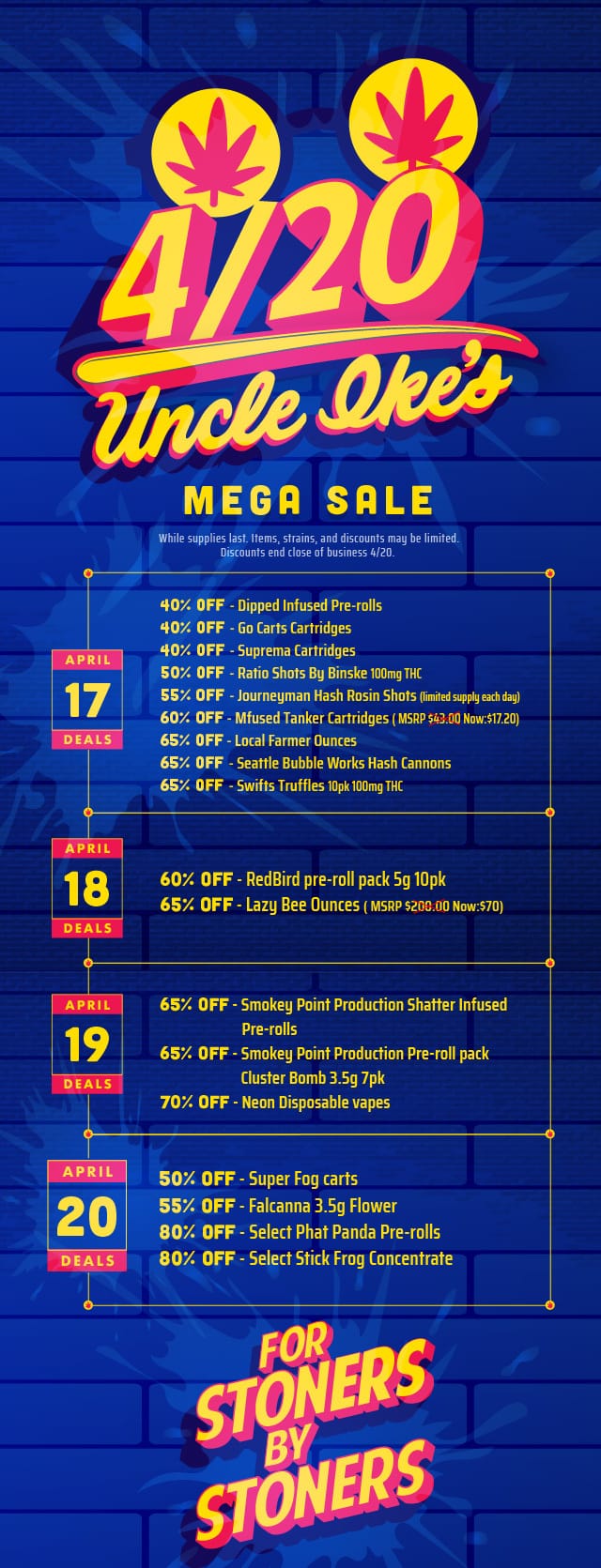 Featured image for Celebrate 4/20 with Uncle Ike's Mega Sale: Unbeatable Cannabis Deals in Seattle